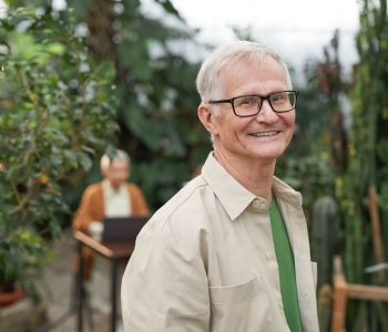 Senior man wearing eye glasses